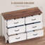 Commode double à 6 tiroirs Masad-112963578