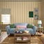 Joules Palm Leaf Stripe Cream/Yellow Wallpaper