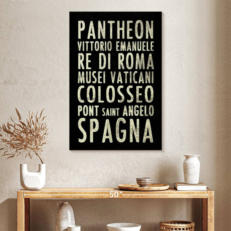 Rome Italy, 39" H x 26" W