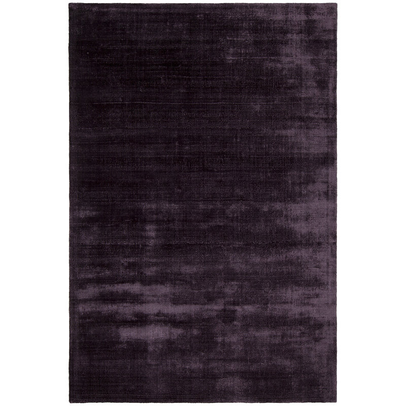 Sopris Hand Loomed Modern Area Rug in Purple, Rectangle 5' x 7'6"