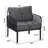Outdoor Patio Club Chair, Modern Patio Furniture, Waterproof Thick Cushion Deep Seating for Porch, Balcony-1751324140-1751324141