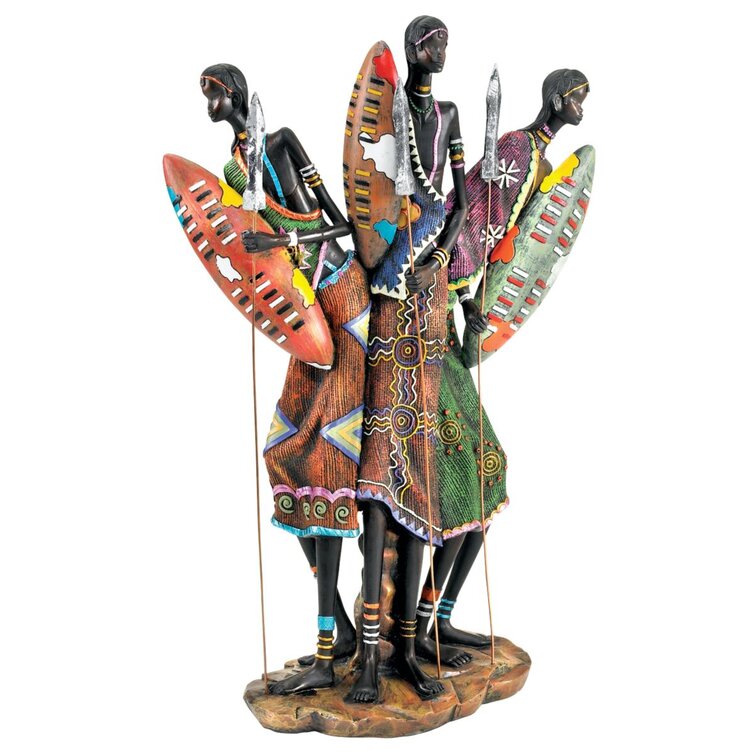 Design Toscano Zulu Warriors of South Africa Figurine & Reviews