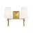 Alata 2-Light Dimmable Vanity Light with Fabric Shades-2110842219