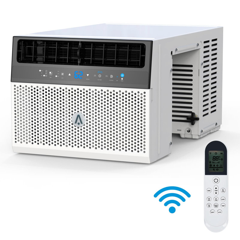 Zstar 8000 BTU Wi-Fi Connected Window Air Conditioner with Remote Included