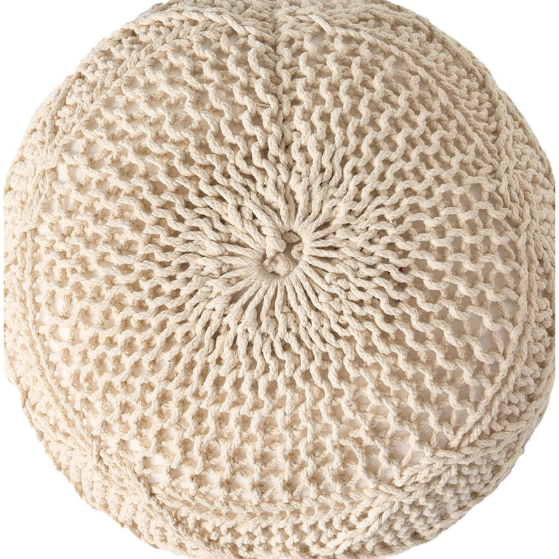Repose-pieds pour chambre de bébé en tricot 20X20