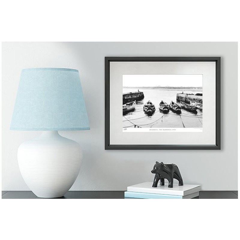 Beadnell, The Harbour C1955 - Single Picture Frame Print, 28cm H x 36cm W x 2.3cm D