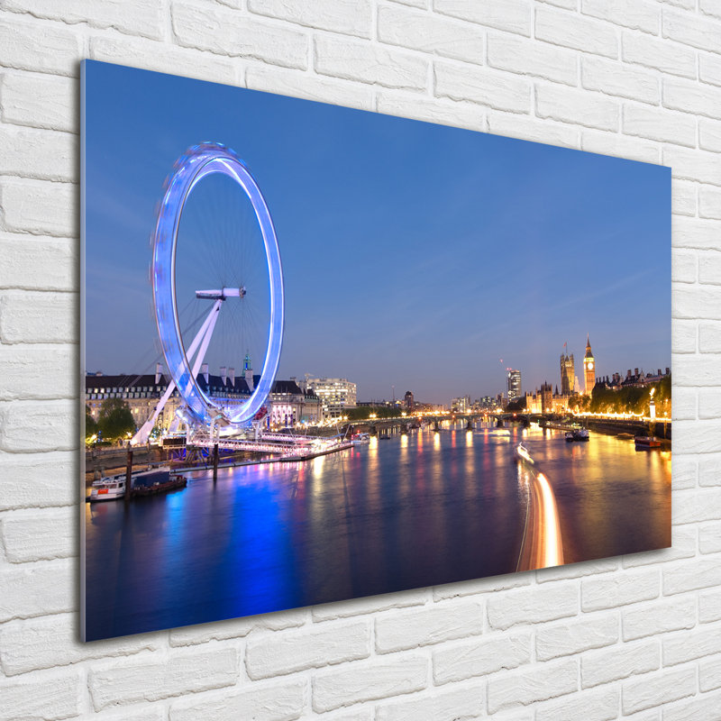 London Eye London - No Frame Print on Glass