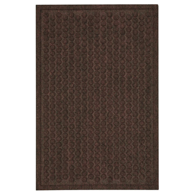 Eufaula Dots Impressions Recycled Rubber All Weather Outdoor Door Mat