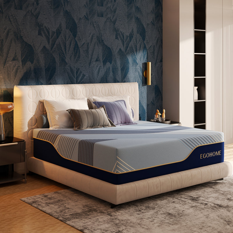 Matelas en mousse viscoélastique imprégnée de cuivre 12 po EGOHome, Simple extra long, 12"