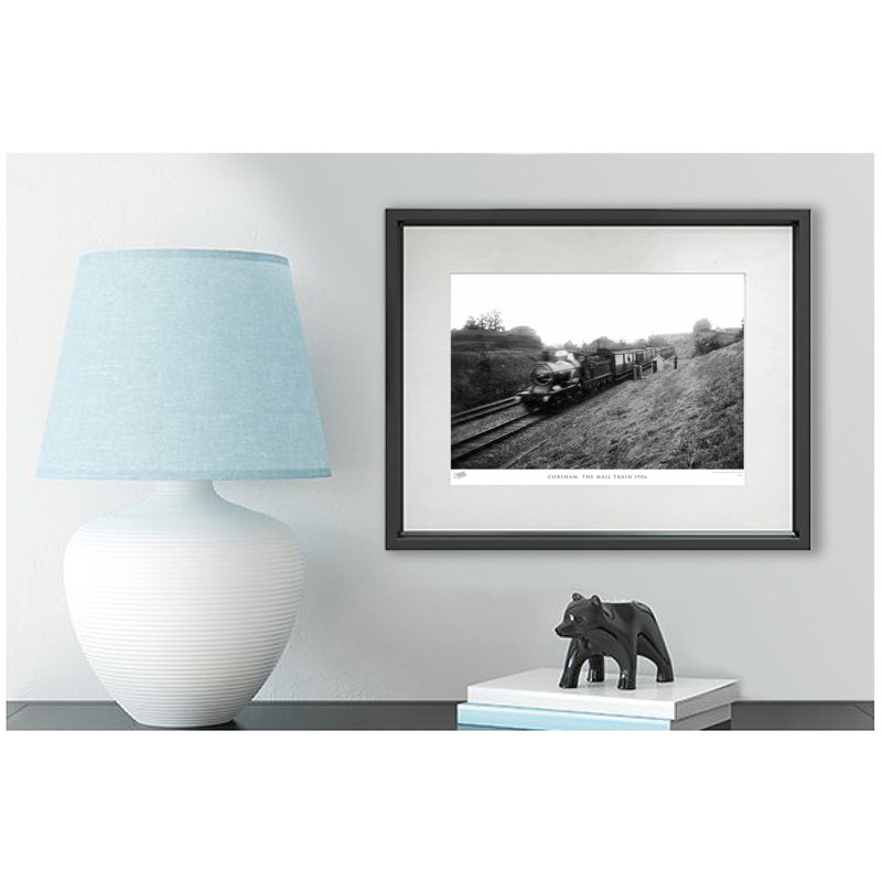 Corsham, the Mail Train 1906 1 Piece Single Picture Frame Wall Art, 28cm H x 36cm W x 2.3cm D