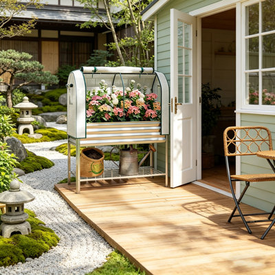 Jardinières d'extérieur, jardin surélevé, jardinières spacieuses