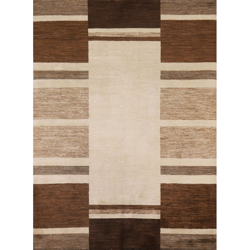 Tapis géométrique Gabbeh 6 x 8