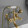 2 Handle Wall Mounted Clawfoot Tub Faucet
