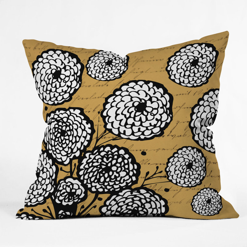 Coussin Flowery, 18 po x 18 po