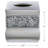 Brushed Nickel Tissue Box Cover