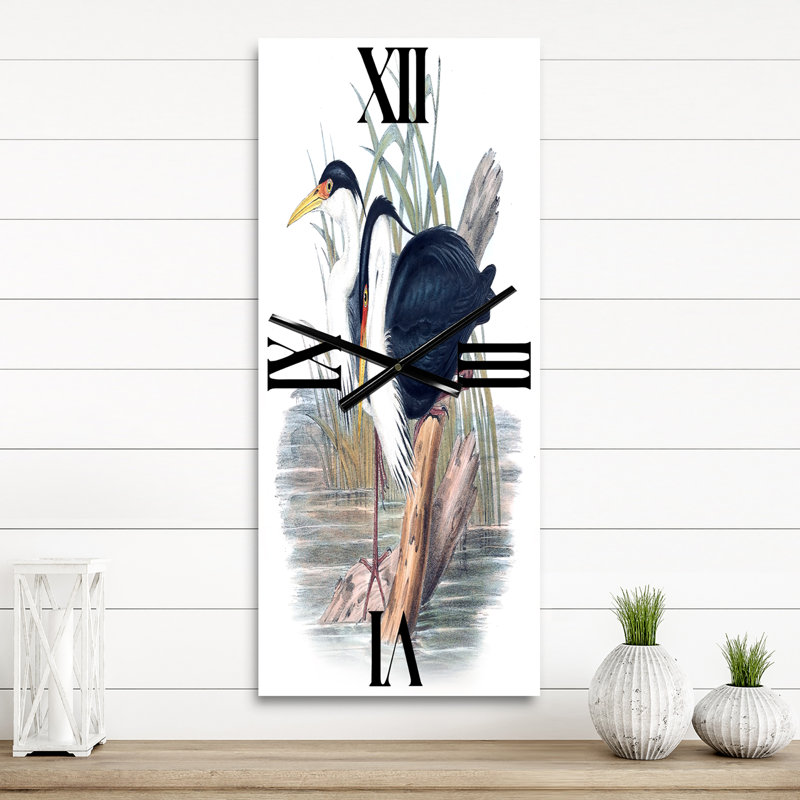 Horloge murale Bird Life II, Grand