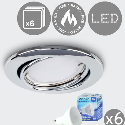 Ambrose Fire Rated Cool Tiltable Retrofit Downlight