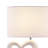 Link White Ceramic Table Lamp
