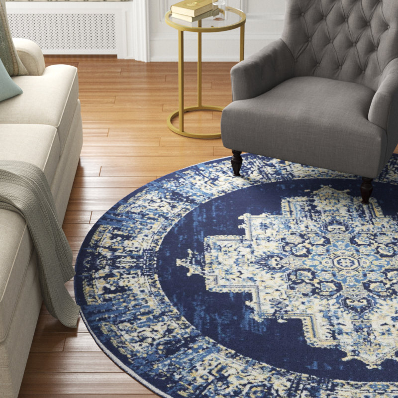 Susan Oriental Area Rug, Round 244cm