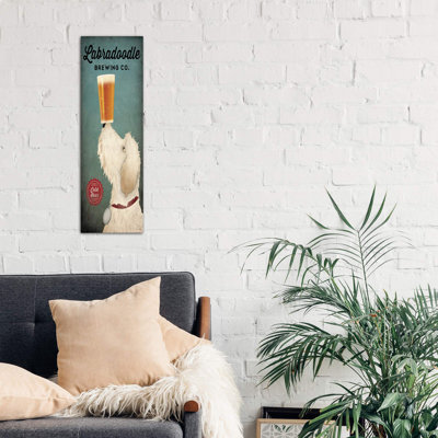 Labradoodle Brewing Co. by Ryan Fowler - Wrapped Canvas Panoramic Print