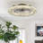 22" Hudman Dimmable Crystal Ceiling Fan with LED Lights-1964117116