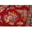 Tapis brun / rouge en laine noué à la main 6 pi x 9 pi 3 po Overt Surf Oriental