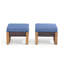 Pouf d'extÃ©rieur en osier Allcot avec coussin SunbrellaÂ®-1658531313-1658531311