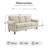 Luelle 82.7" W Rolled Arm Sofa -1365483139