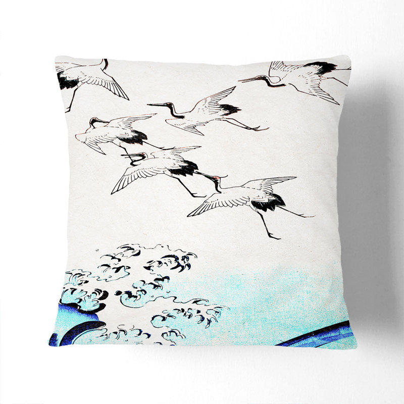 Square Cushion, Black, 55cm H x 55cm W x 20cm D