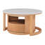 Table basse ronde gigogne avec tiroir