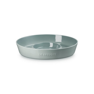 Le Creuset Stoneware Oval Chip And Dip Platter 13 In White