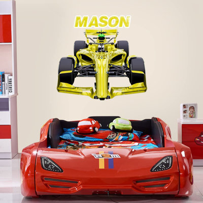 Adhésif décoratif voiture de course