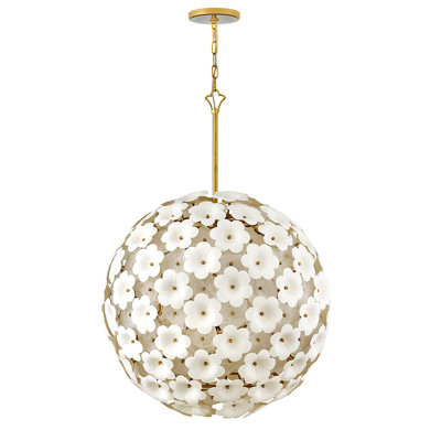 Marianne 7 - Light Steel Dimmable Chandelier