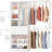 Navada Closet System with Wooden Drawers and Two Hanging Rods-58859330