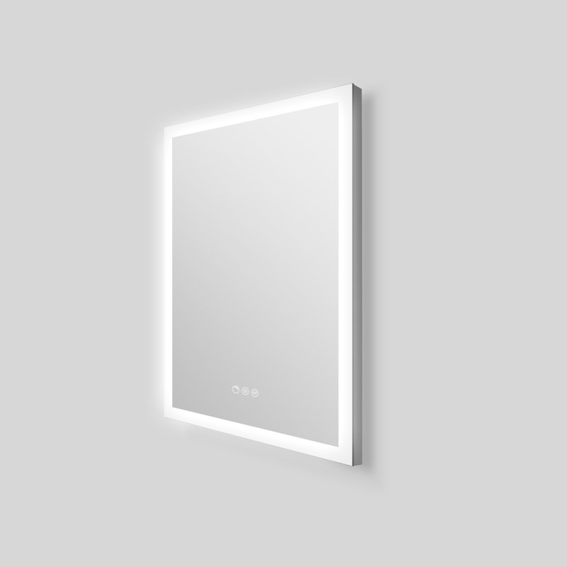 Streamline Rectangular Frameless LED Bathroom Vanity Mirror with Defogger, Dimmability, Color Temperature Change