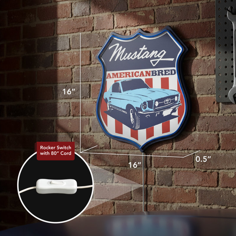 Enseigne Mustang American Breed - Breed