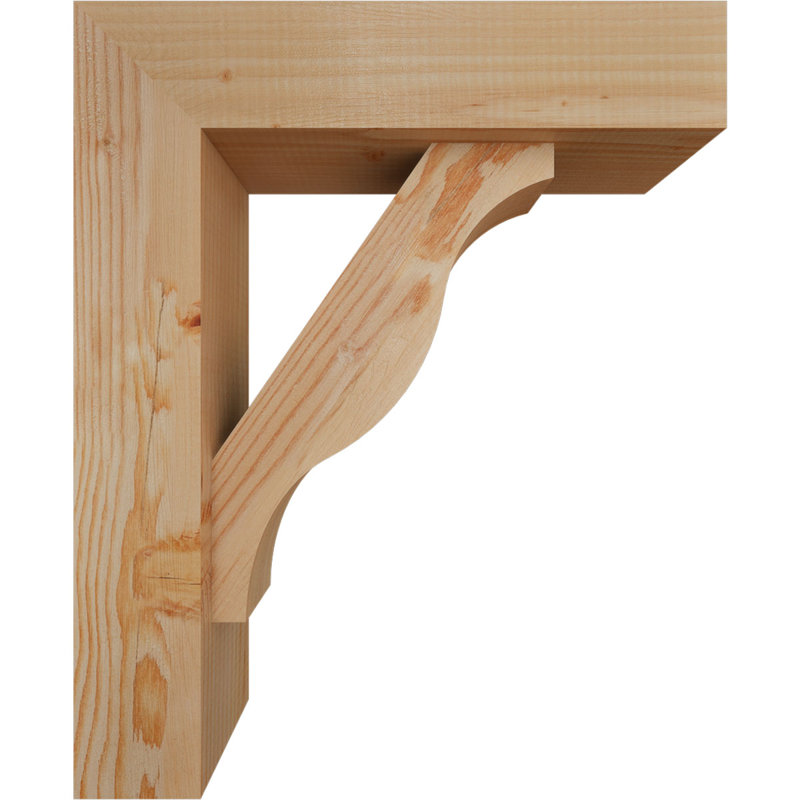 Support Funston Block avec support décalé, 22 X 18, Sapin Douglas de l 5 1/2 po (lisse)