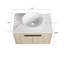 Meuble-lavabo à fixation flottante avec lavabo Nysean