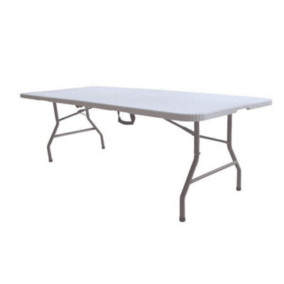 Arianah 240cm Rectangular Fold-in-Half Portable Folding Table