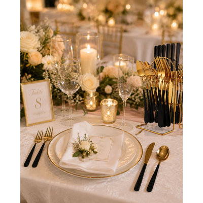 24 Pieces Flatware Set