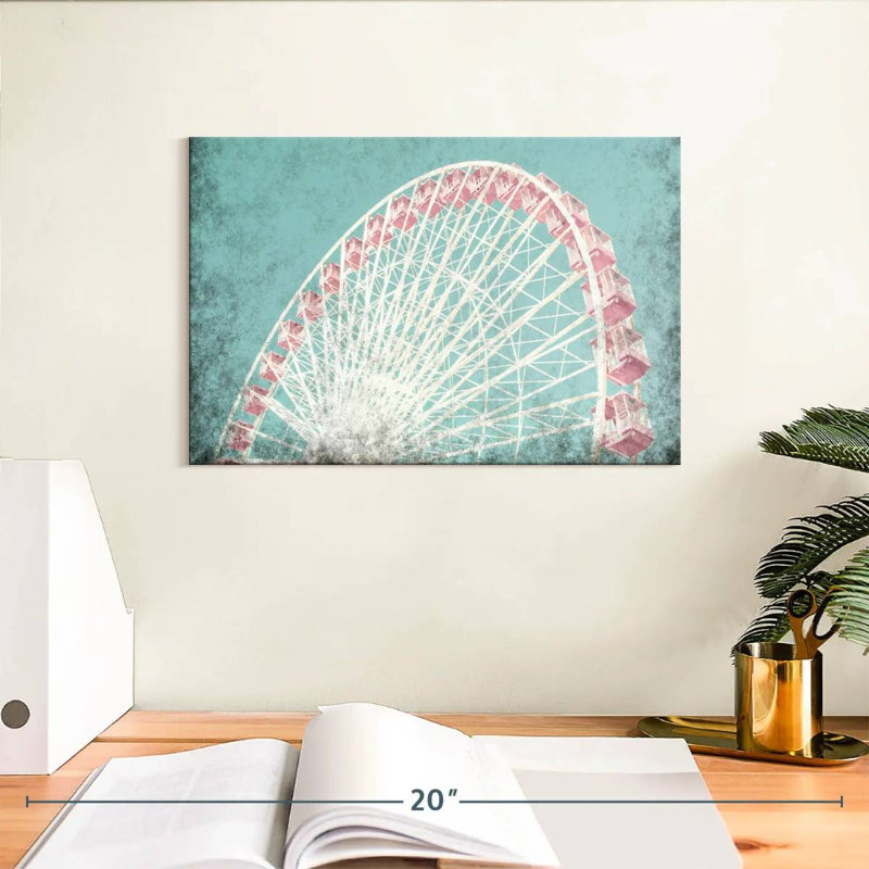 Grande roue corail Kerner, H 8 po x l 12 po