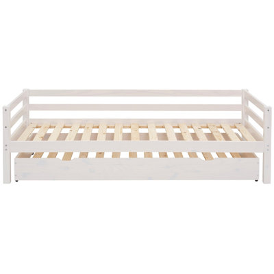 Hongyu Solid Wood Daybed with Trundle