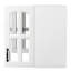 Armoire murale, armoire murale avec porte vitrée, armoire flottante avec tablettes réglables pour la cuisine, la salle de bain et le salon