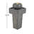 Minimalist Concrete Column Fountain–LED-Lit  Outdoor Oasis