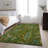 Premium Machine Washable Cerrito AMF533 Green Rug-109614616