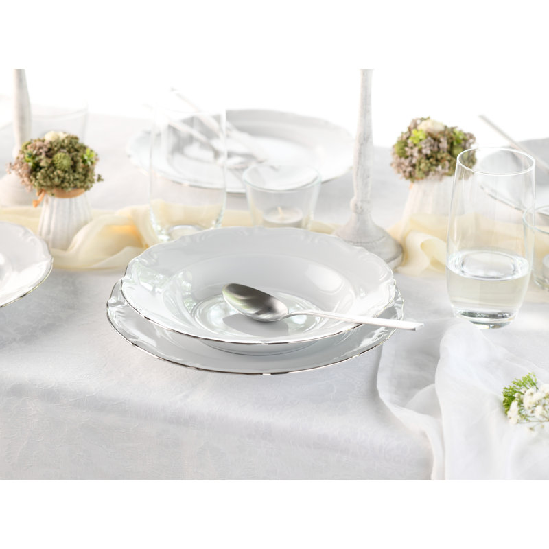 Maria Theresia Porcelain China Dinnerware Set 18 Piece - Service for 6