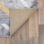 Tapis contemporain à lignes abstraites patinées antidérapantes-462787213