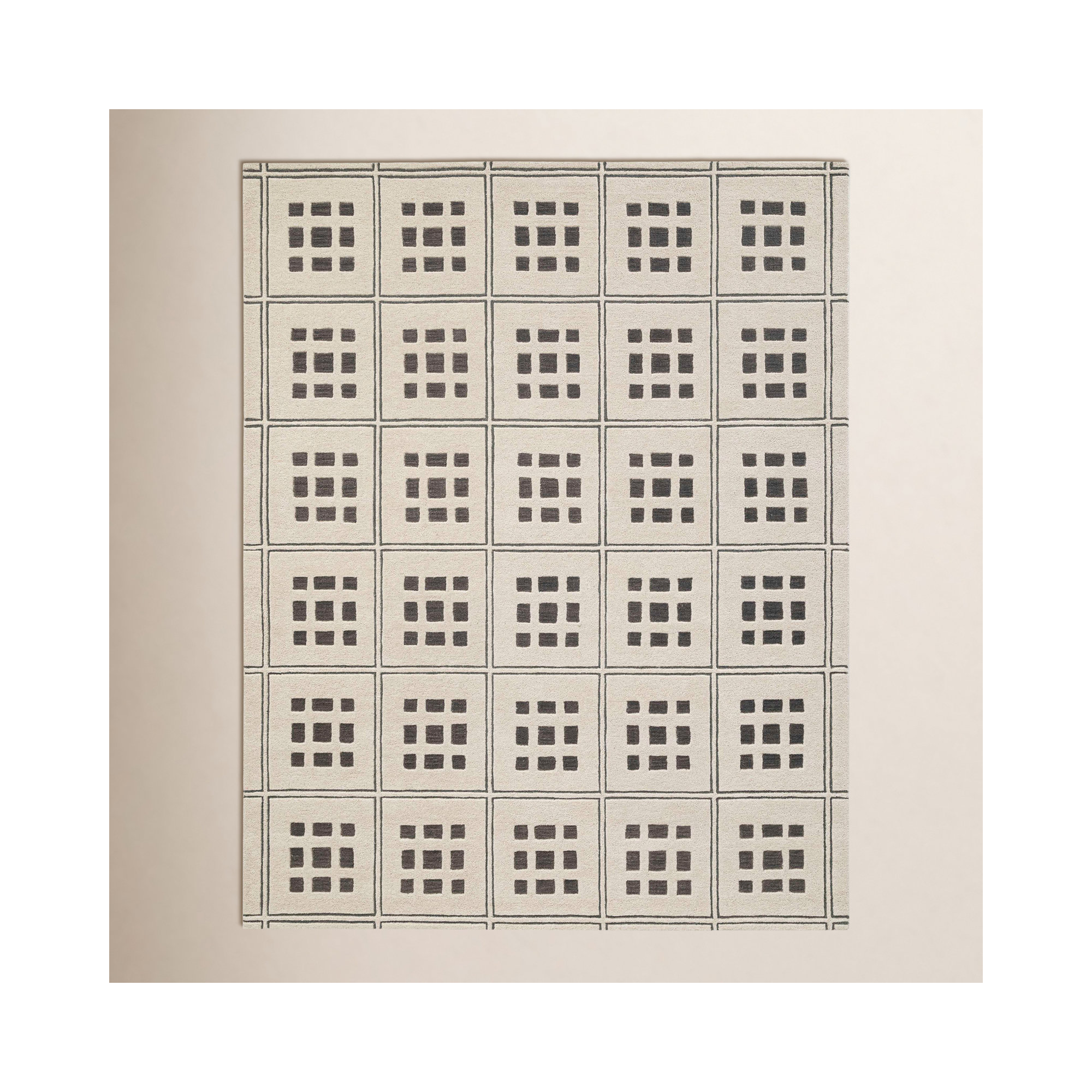 Maldiv Hand Tufted Wool Indoor Rug, Rectangle 2' x 3'