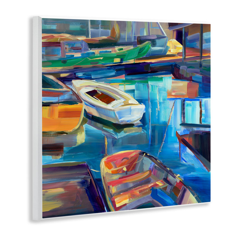 Art mural, "Bateau marina" par Borcherding