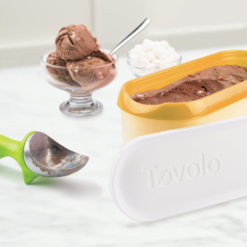 Bac à crème glacée Glide-a-Scoop, Orange